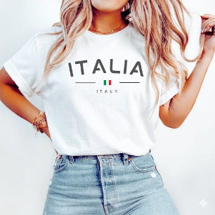 Camiseta Itália Viagem bandeira italiana férias na Itália