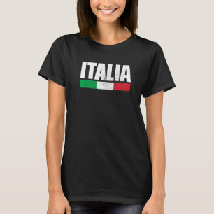 Camiseta Italia Vintage - Itália Bandeira Itália