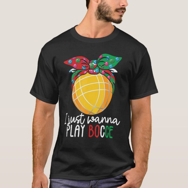 Camiseta Italian Bowling Game Italy Bocci Player Bocce Ball (Frente)