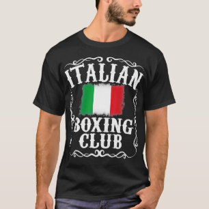 Camiseta Italian Boxing Club Vintage Boxer Italy Flag Gift
