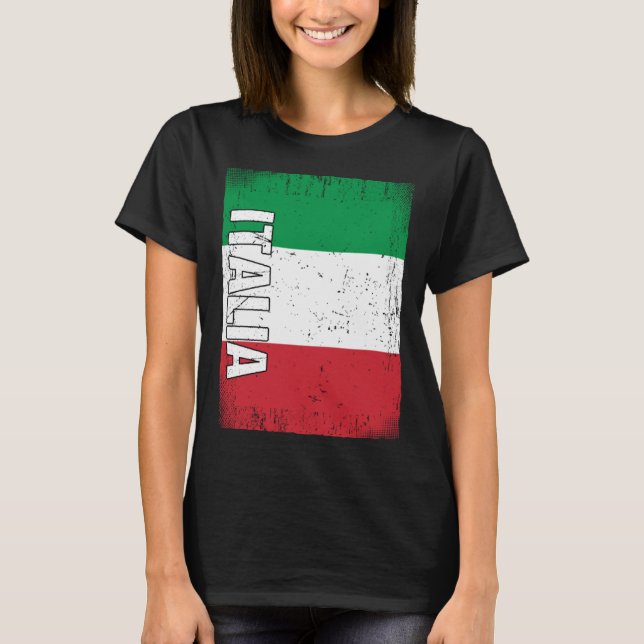Camiseta Italian Flag Italy (Frente)