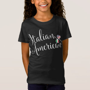 Camiseta italiana dos corações de Entwinted do