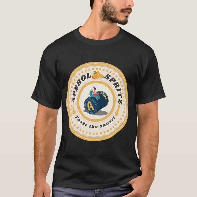 Camiseta Italiano Aperitivo - "It'S Spritz O'Clock" Aperol  (Frente)
