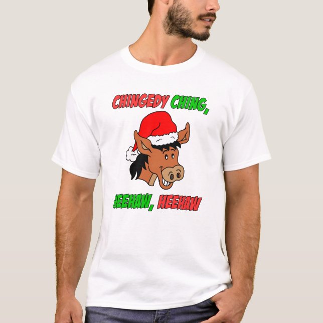 Camiseta Italiano Christmas Donkey (Frente)