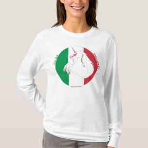 Camiseta Italiano Garanhão-e unicórnio Hanes Nano