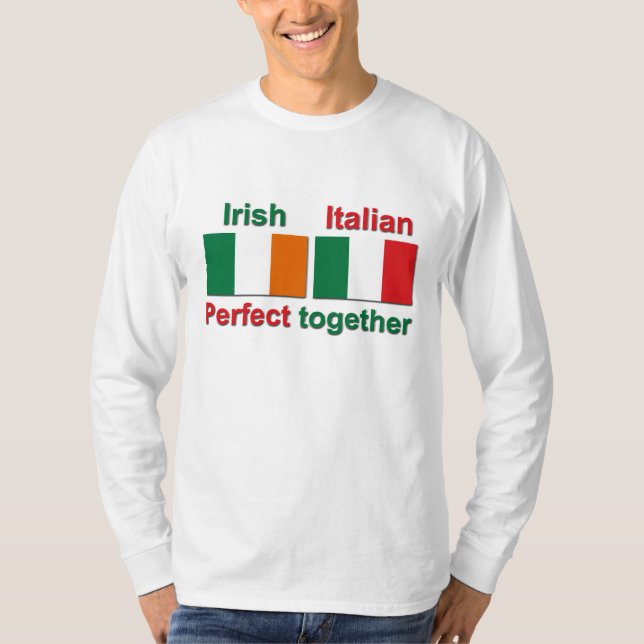 Camiseta Italiano irlandês - aperfeiçoe junto! (Frente)