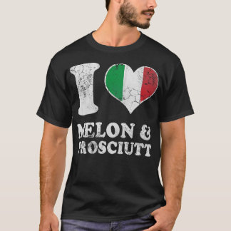 Camiseta Italiano Love Melon Prosciutto Prosciutto Itália I