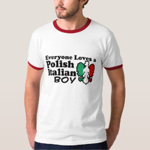 Camiseta Italiano polonês