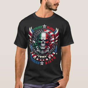 Camiseta Italiano por Blood American por Birth ItalianAmeri