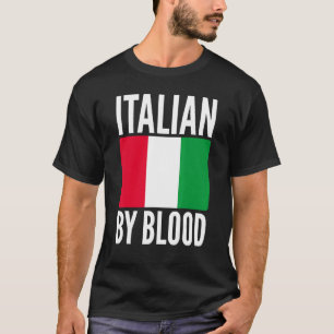 Camiseta Italiano por Sangue Sarcástico Dizendo para Unisex