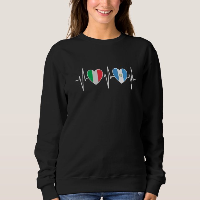 Camiseta Italy And Guatemala Guatemalan Flag Flags Premium (Frente)