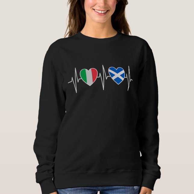 Camiseta Italy And Scotland Scottish Flag Flags (Frente)