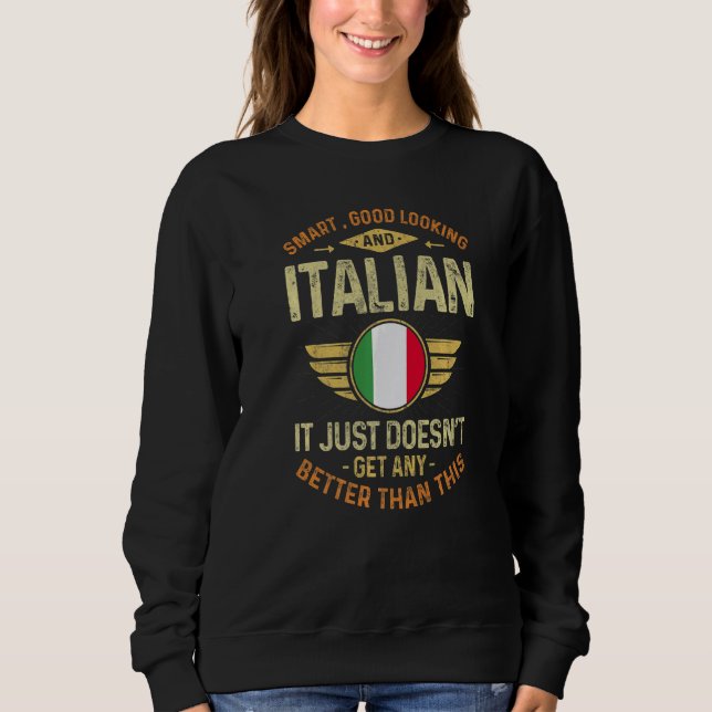 Camiseta Italy Flag Proud Italians Men & Women   (Frente)