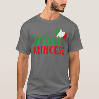 Camiseta Italy Girl Cute Italia Home Country Italian Prince