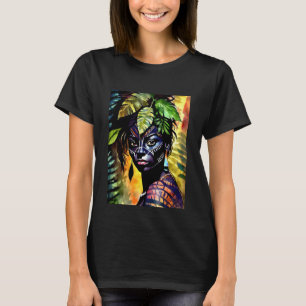 Camiseta "Itáyara" Pintou Fern - Mulheres Na Amazônia