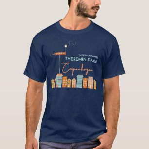 Camiseta ITC Clássico COLOR Skyline de Copenhague