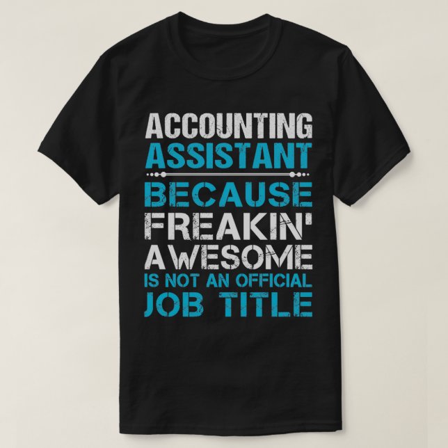 Camiseta Ite de Oferta de Trabalho Incrível do Assistente d (Frente do Design)