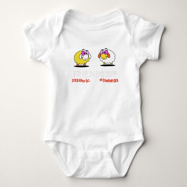 Camiseta Item Bebê Ovelha Mágica (Frente)