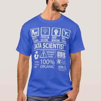 Camiseta Item de Oferta de Trabalho de Multitarefa do Cient