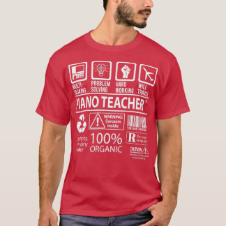 Camiseta Item de oferta de trabalho de multitarefa do profe