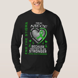 Camiseta Itens de Apoio à Conscientização sobre Saúde Menta