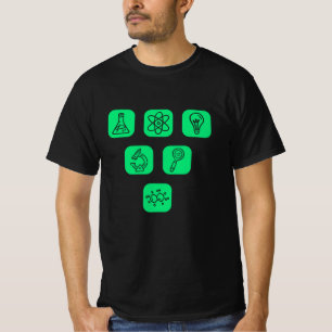 Camiseta Itens de Elementos de Ciência
