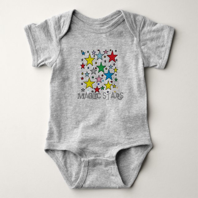 Camiseta Itens mágicos para bebês (Frente)