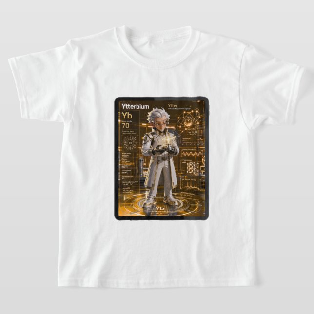Camiseta Itérbio (Yb) – Coleção ATOMIVRA™ (Postura )