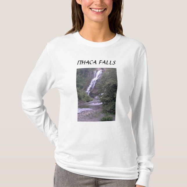 Camiseta ITHACA CAI camisola encapuçado de Ladys (Frente)