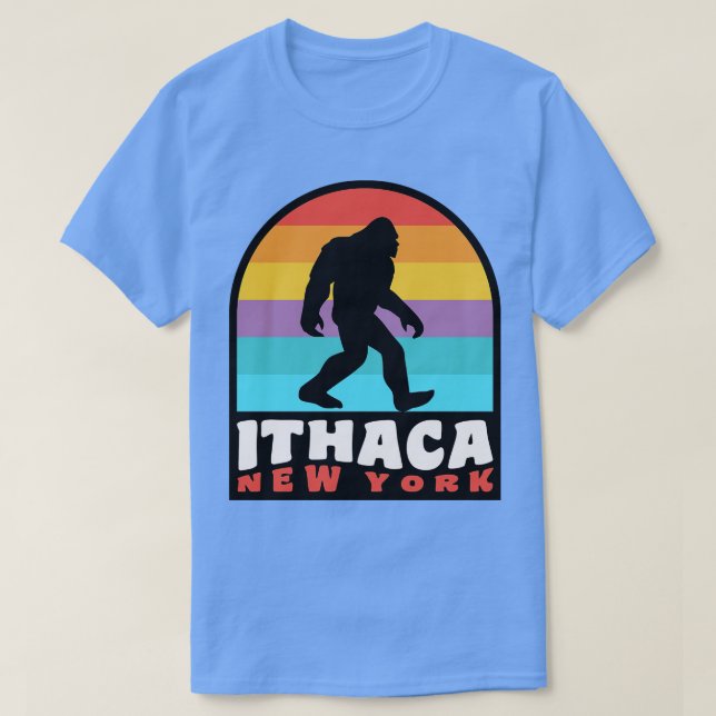 Camiseta Ithaca New York Finger Lagos (Frente do Design)