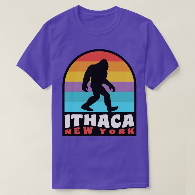 Camiseta Ithaca New York Finger Lagos (Frente do Design)