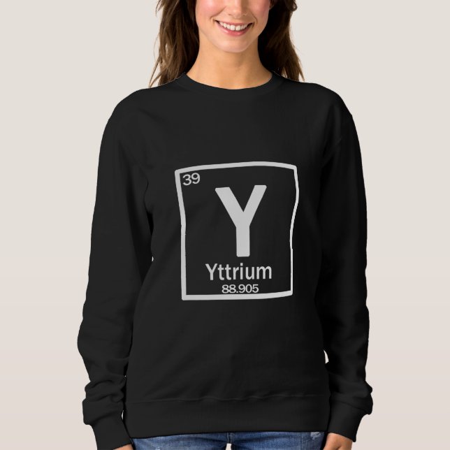 Camiseta Itrio Y elemento químico (Frente)