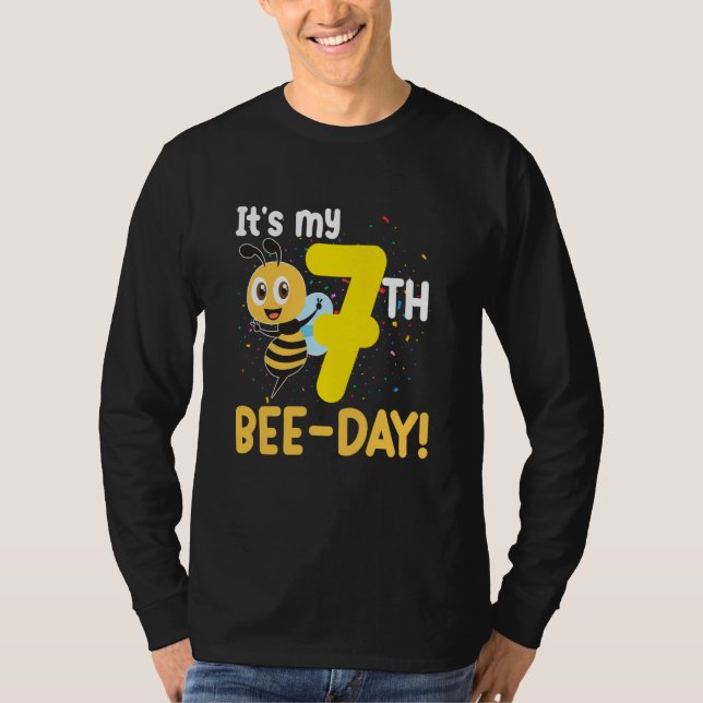 Camiseta It's 7th Bee Day Honey Beekeeper Apiary Beekeeping (Frente)