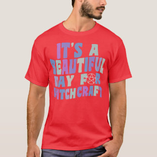 Camiseta It's A Beautiful Day For Witchcraft Retro Witch Ac