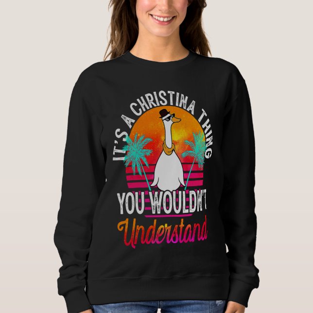 Camiseta It's A Christina Thing You Wouldn't Understand Chr (Frente)