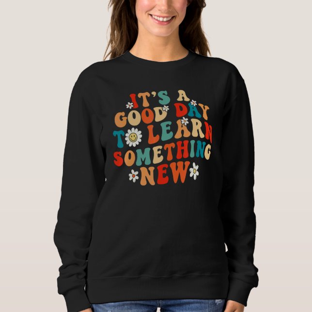 Camiseta It's a good day to learn something new Retro Groov (Frente)