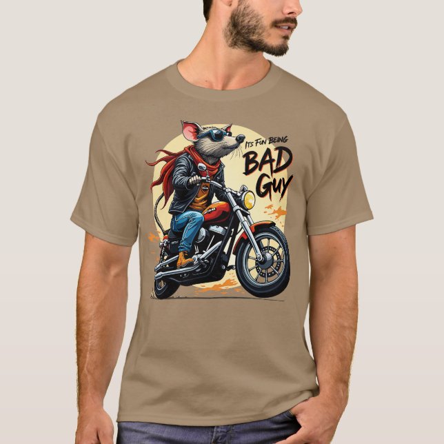 Camiseta Its Fun Being The Bad Guy (Frente)
