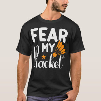 Camiseta It'S In My Dna Badminton Shuttlecock Racket Badmin