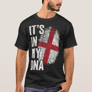 Camiseta ITS IN MY DNA England Flag English Roots Orgen