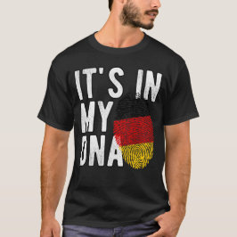 Camiseta It's in my DNA Germany Flag Fingerprints