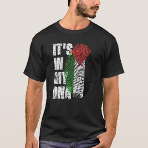 Camiseta It's In My Dna Palestine Flag Palestinian 
