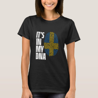Camiseta It's in My DNA Swedish Flag Sverige Sweden