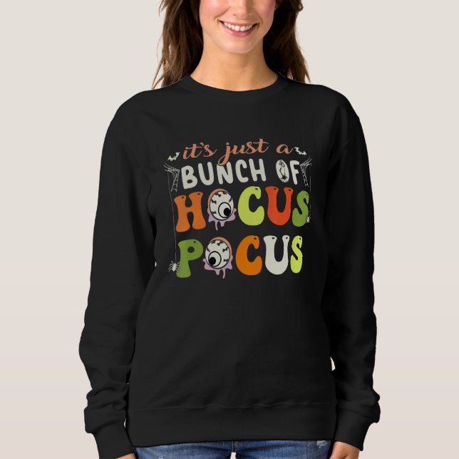 Camiseta It's Just A Bunch Of Hocus Pocus Halloween Party (Frente)