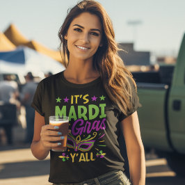Camiseta It's Mardi Gras y'all, Funny Mardi Gras