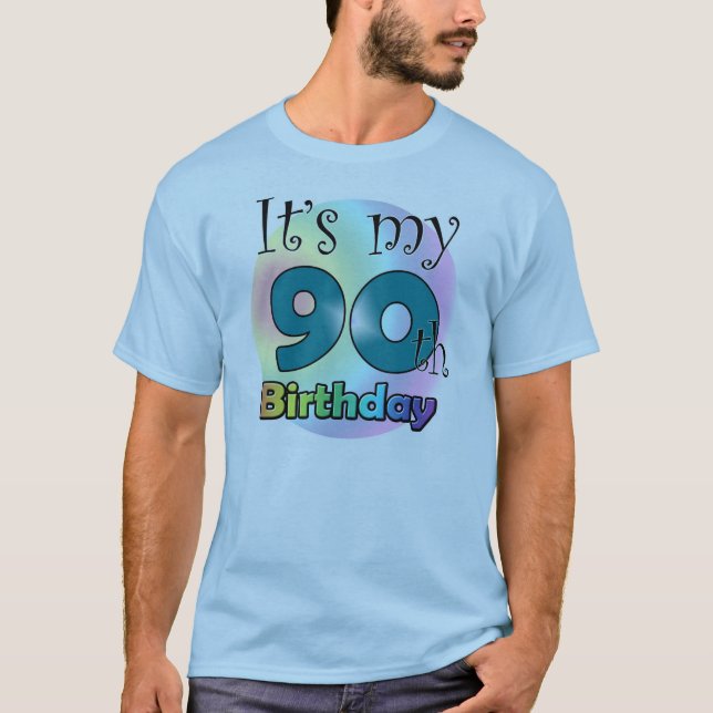 Camiseta It's my 90th Birthday (Blue) (Frente)