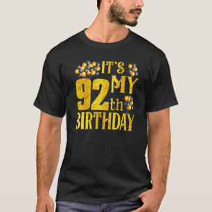 Camiseta Its My 92nd Birthday Happy 1930 Birthday Tee For M