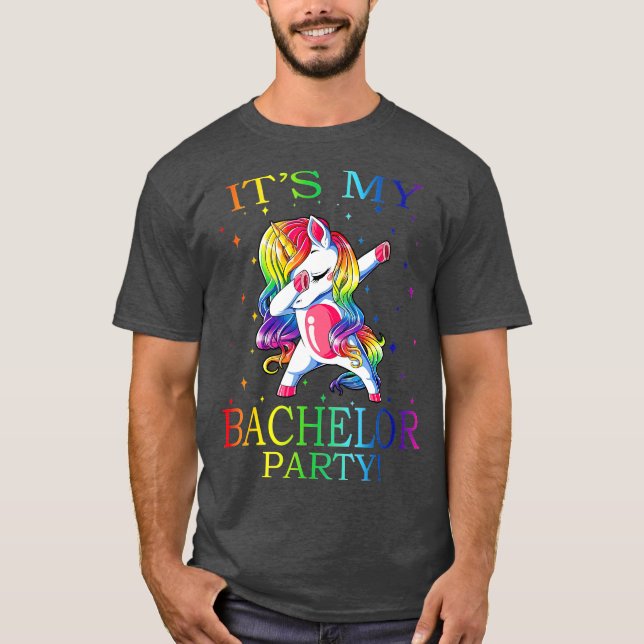 Camiseta Its My Bachelor Party Unicorn (Frente)