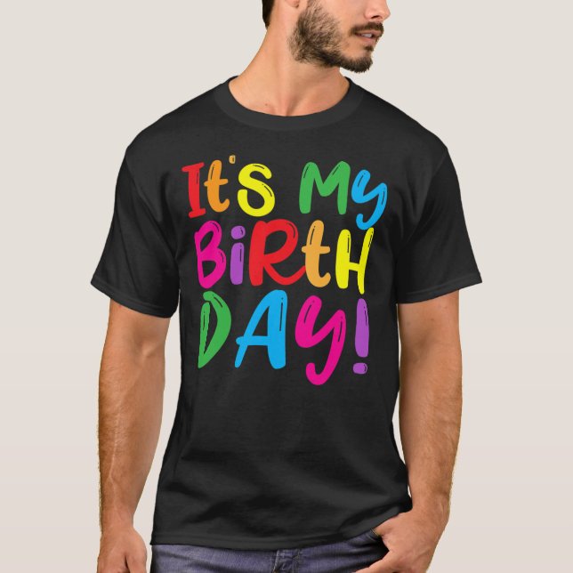 Camiseta Its My Birthday Shirts (Frente)