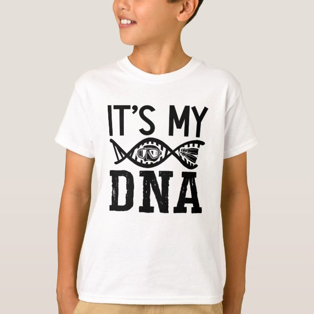 Camiseta It's My DNA Spearfishing Dive Freediver Freediving (Frente)