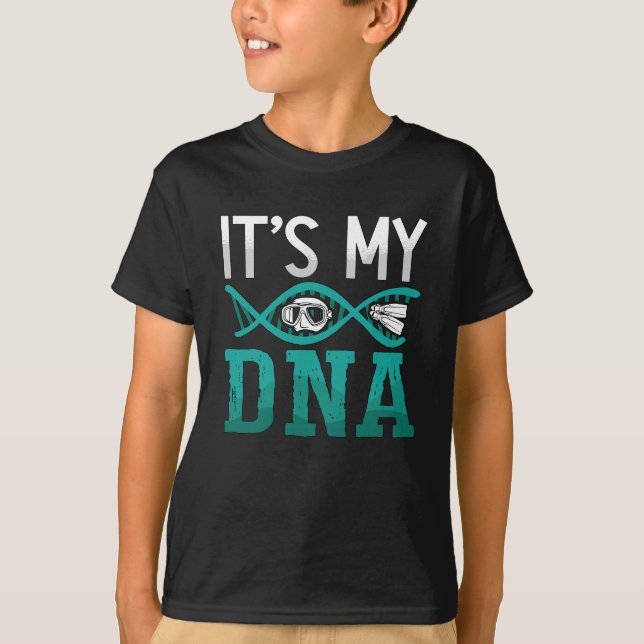 Camiseta It's My DNA Spearfishing Freediving Dive Freediver (Frente)